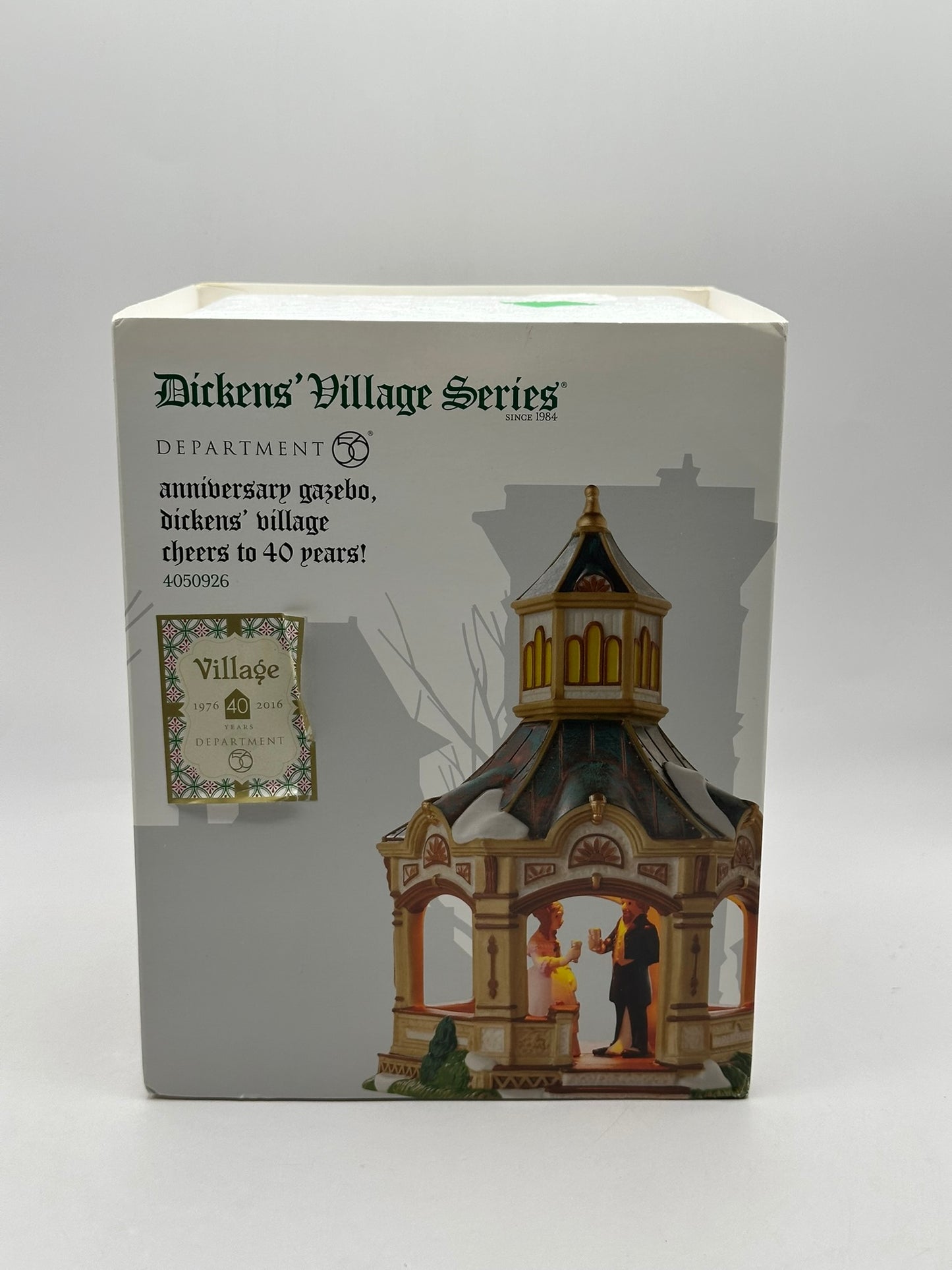 Department 56 - Anniversary Gazebo, Cheers to 40 Years! - Dickens' Village