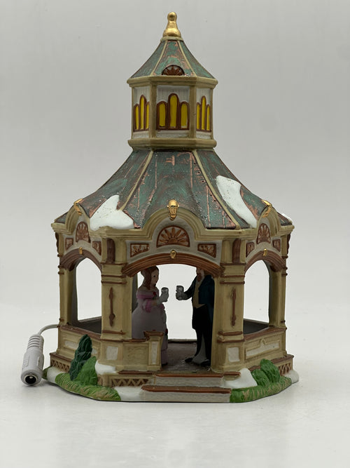 Department 56 - Anniversary Gazebo, Cheers to 40 Years! - Dickens' Village