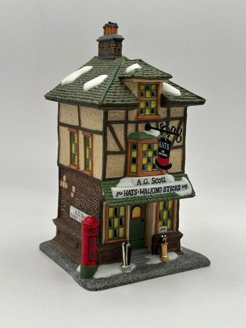 Department 56 - A.G. Scott Hats & Walking Sticks - Dickens' Village