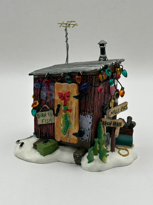 Department 56 - Here Fishy Fishy Ice House - Village Accessories