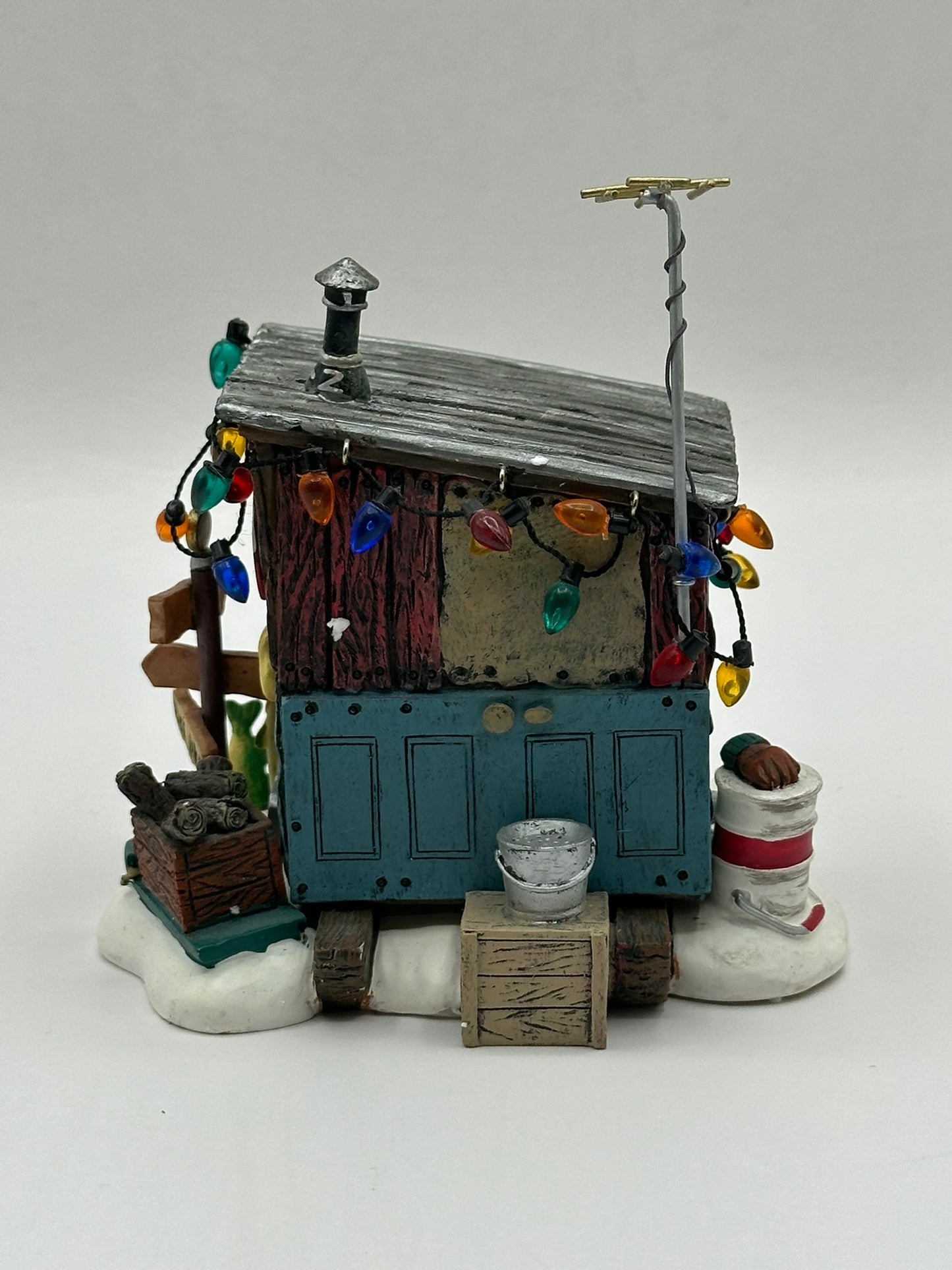 Department 56 - Here Fishy Fishy Ice House - Village Accessories