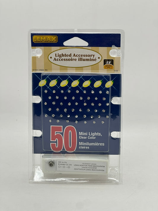 50 Mini Light Set, Clear Color | Lemax