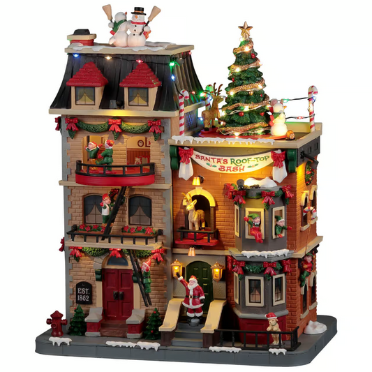 Lemax - Santa's Rooftop Bash