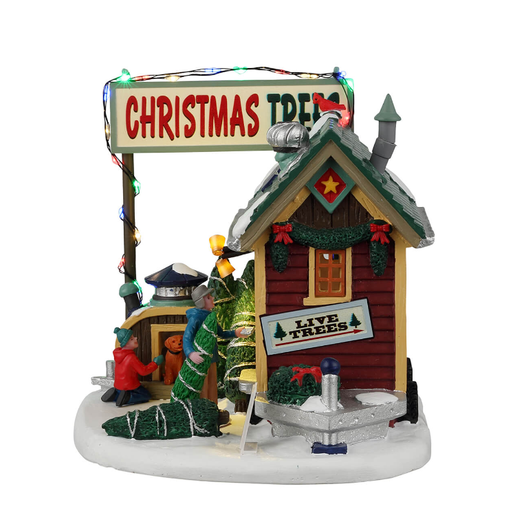 Lemax - Tiny House Tree Lot