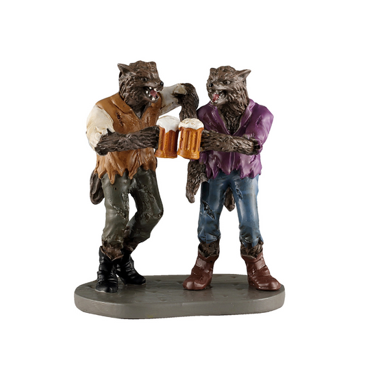 Lemax Spooky Town - Wolf Pack Cheers